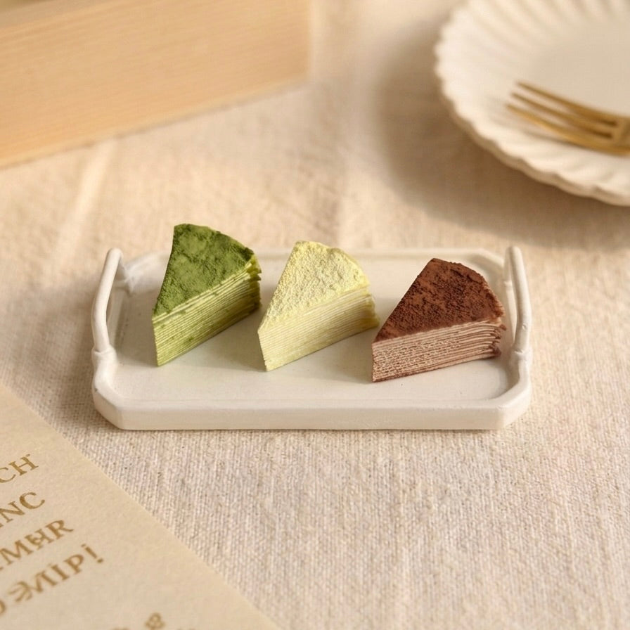 Mini Mille-Feuille Slice – Handmade Cream Dessert (3 Flavors)